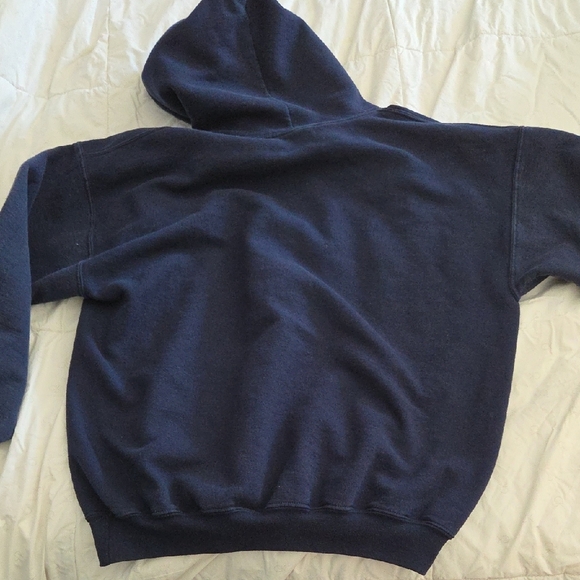 Gildan Dark Blue Hoodie with CAL FIRE Logo Large - Picture 5 of 6